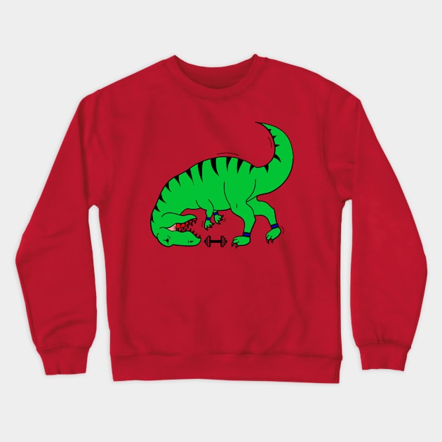 Train like a T-Rex by WOOF SHIRT Crewneck Sweatshirt by WOOFSHIRT